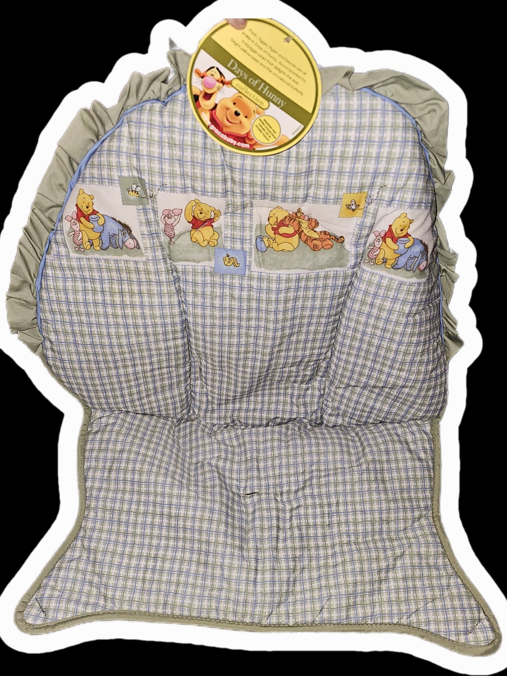 Graco Replacement Pad Travel System Classic Pooh Gingham Print Vintage Y2K NWOT